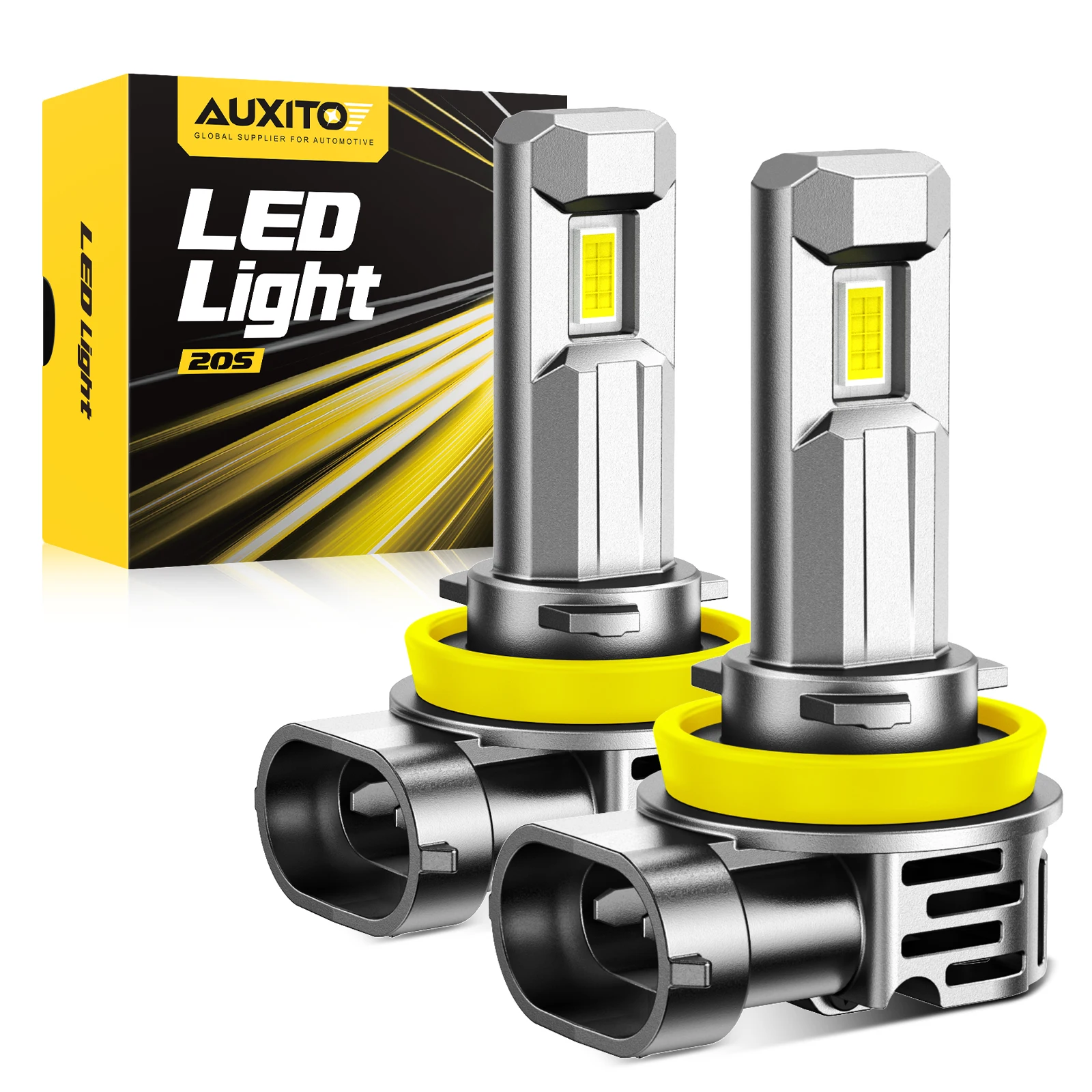 2Pcs 30000LM H11 H8 LED Headlight Bulbs