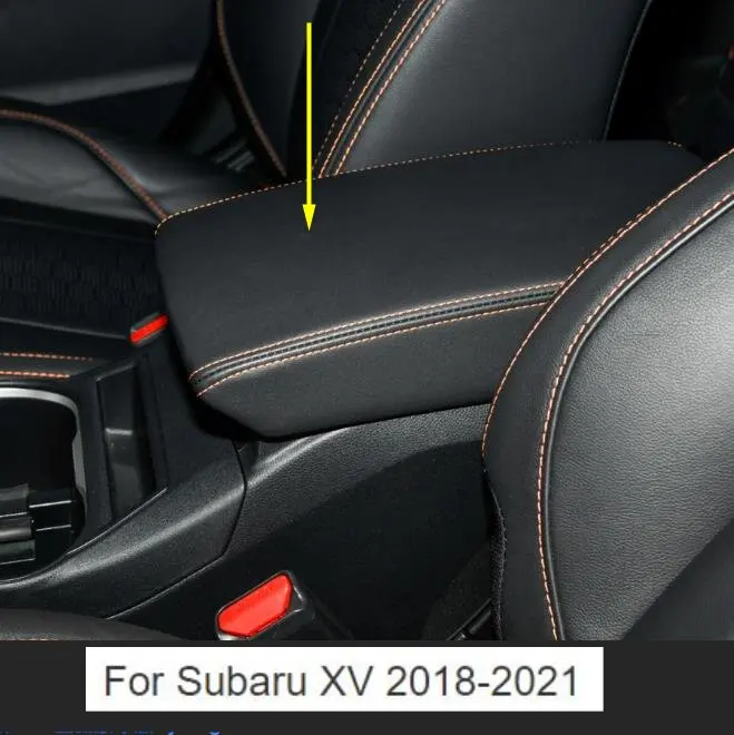 For Subaru XV 2018-2021 Microfibre Leather Center Armrest box Cover